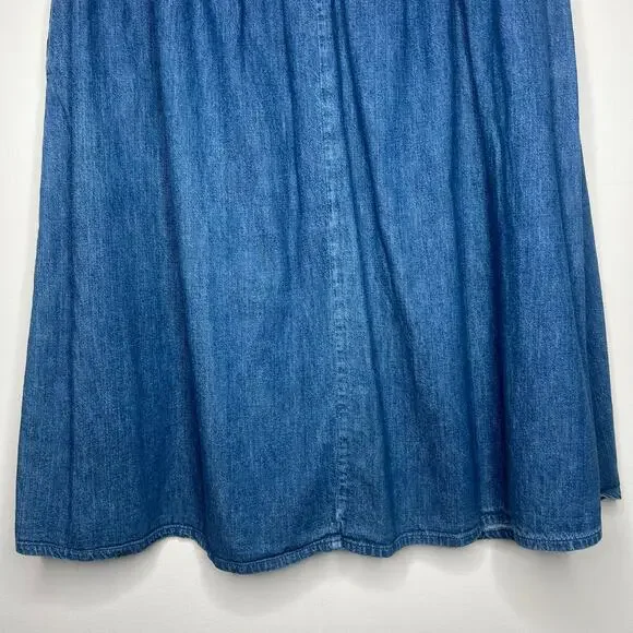 OshKosh B'gosh Denim Midi Skirt in Blue - Picture 8 of 13